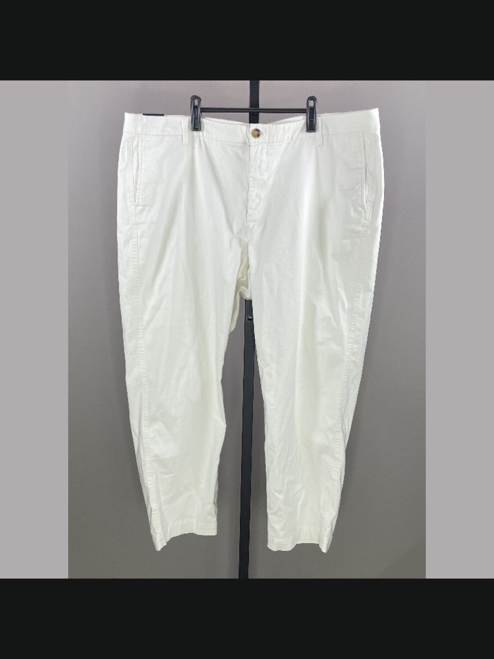 NEW J Crew Pants Womens 20 off white straight leg girlfriend chino preppy casual